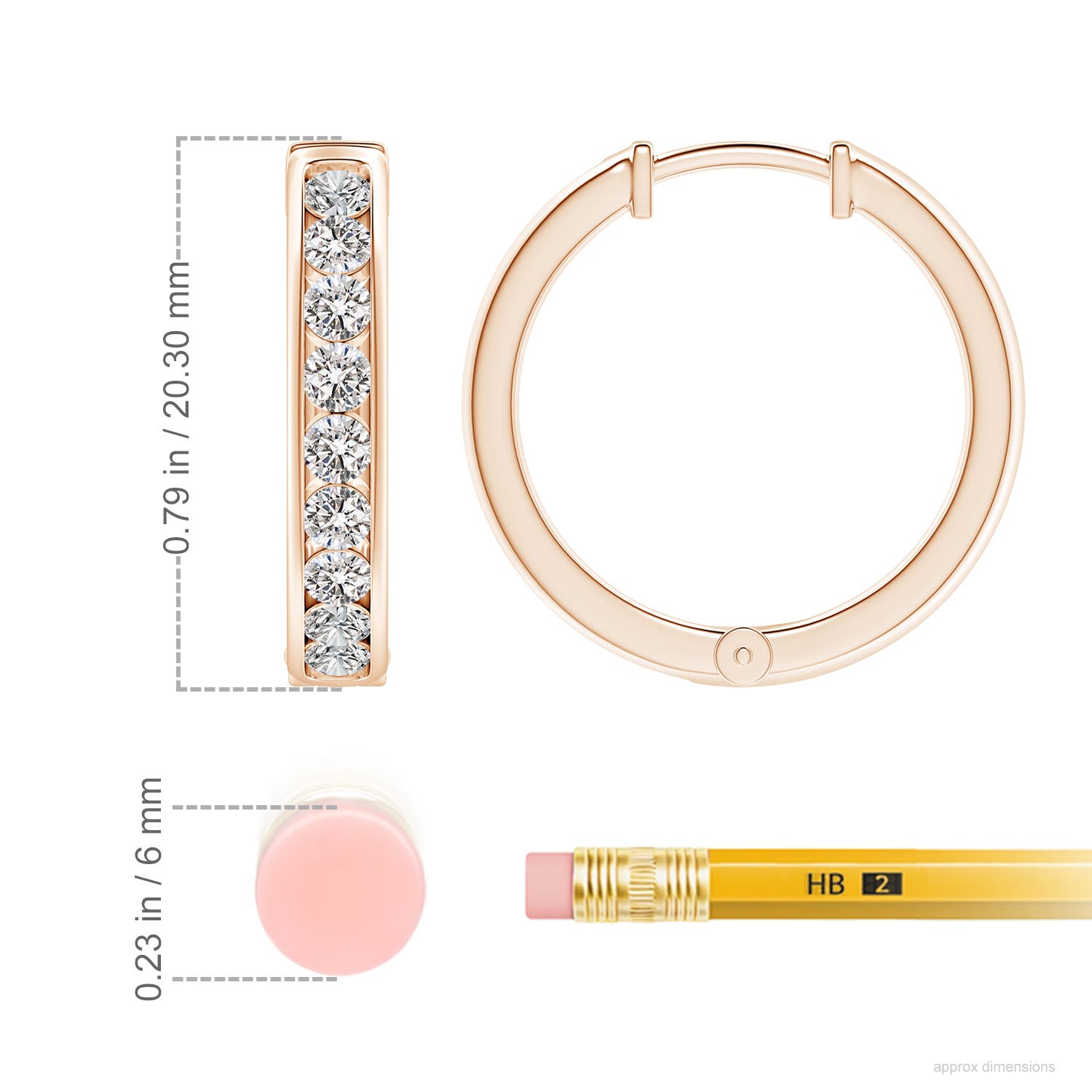 I-J, I1-I2 / 1 CT / 14 KT Rose Gold