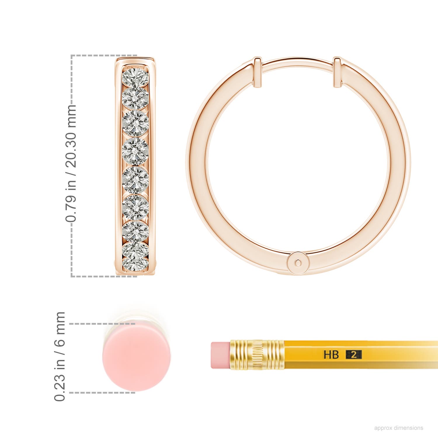 K, I3 / 1 CT / 14 KT Rose Gold