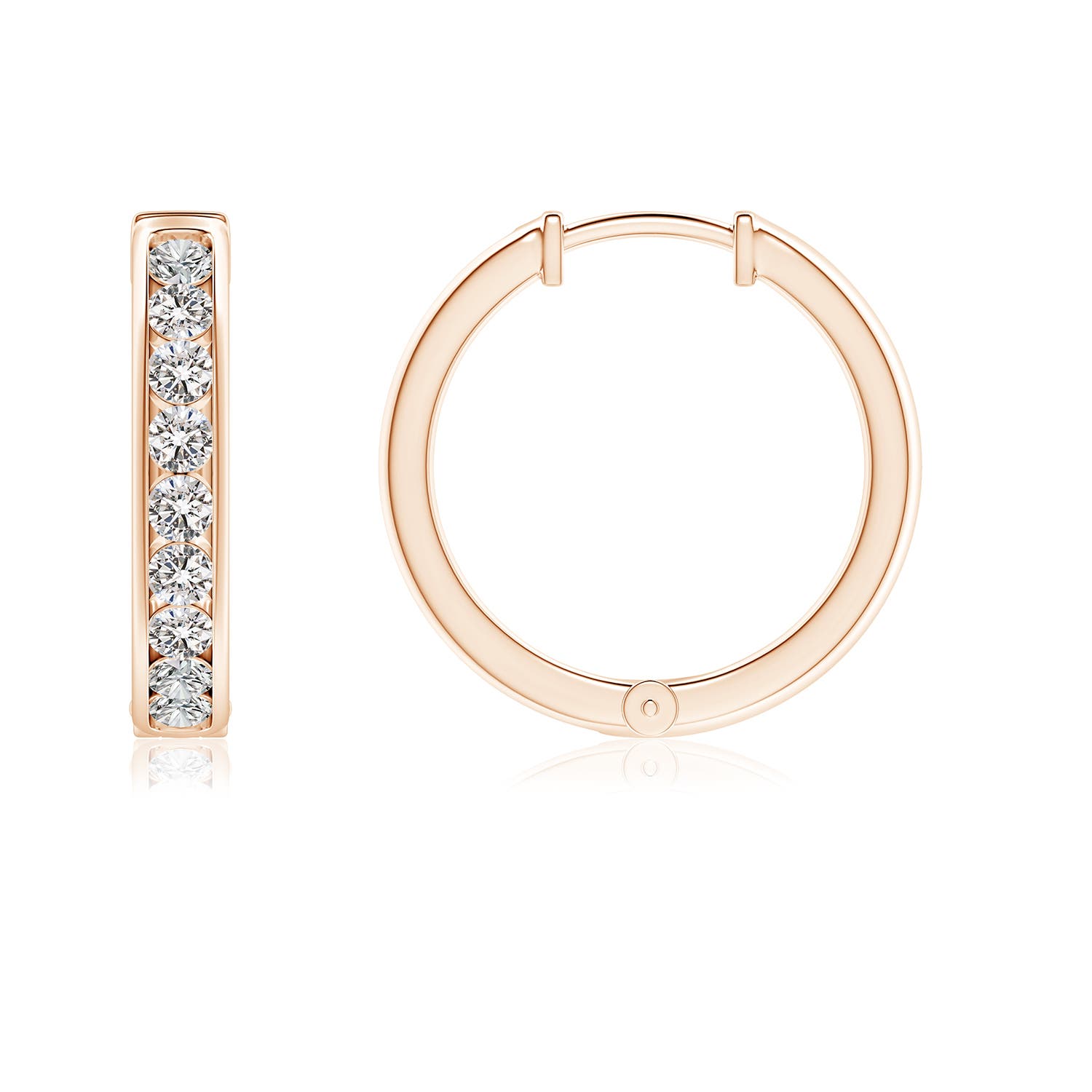 I-J, I1-I2 / 0.61 CT / 14 KT Rose Gold