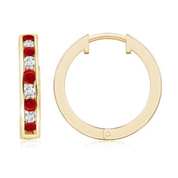 AAA - Ruby / 0.78 CT / 14 KT Yellow Gold