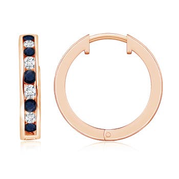 A - Blue Sapphire / 0.78 CT / 14 KT Rose Gold