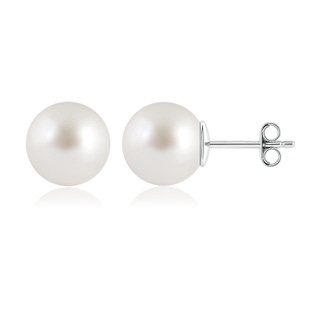 12mm AAAA Classic South Sea Pearl Solitaire Studs in S999 Silver