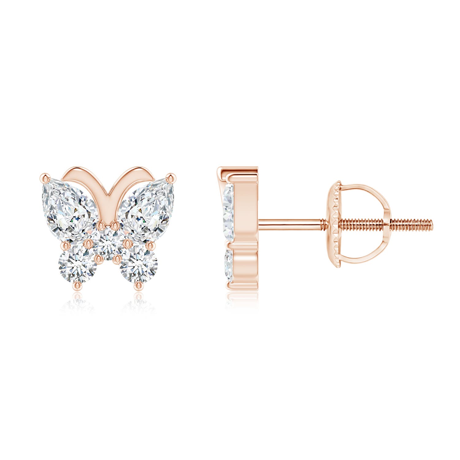 G, VS2 / 0.78 CT / 14 KT Rose Gold