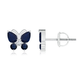Pear A Blue Sapphire