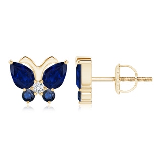 Pear AA Blue Sapphire