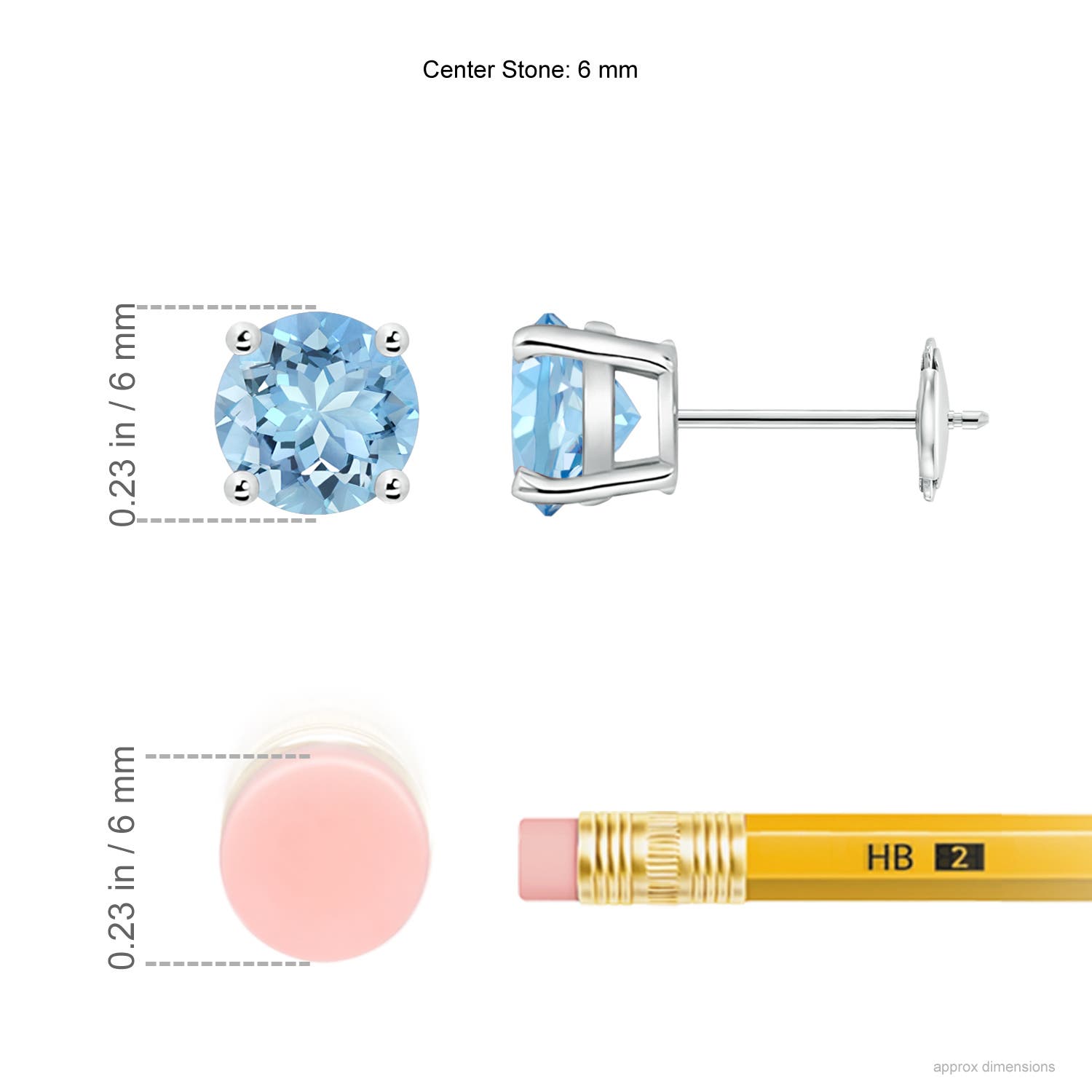 AAAA - Aquamarine / 1.44 CT / 14 KT White Gold