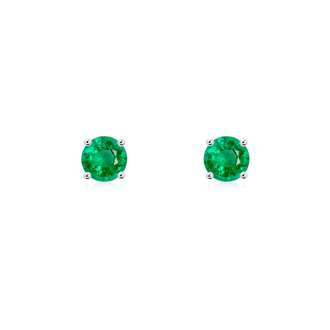 Vendetta Stud Earrings Emerald main image 1