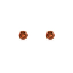 Earrings Yellow Gold Garnet Earrings