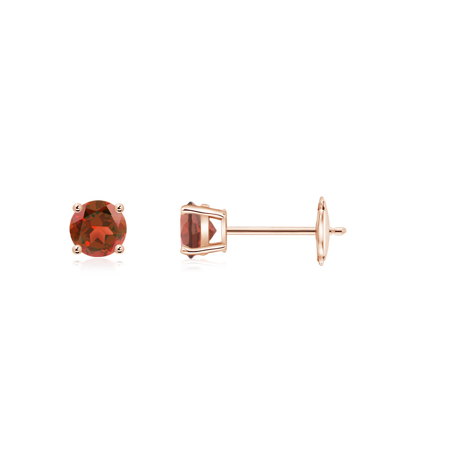 AA - Garnet / 0.3 CT / 14 KT Rose Gold