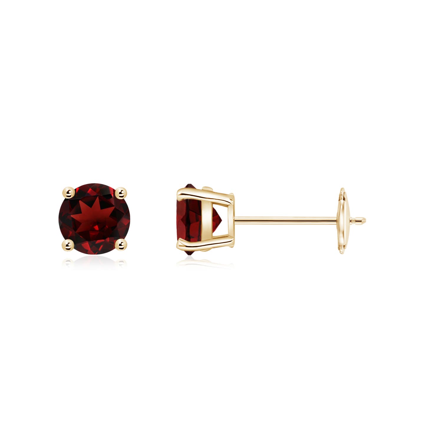 AAA - Garnet / 1.2 CT / 14 KT Yellow Gold