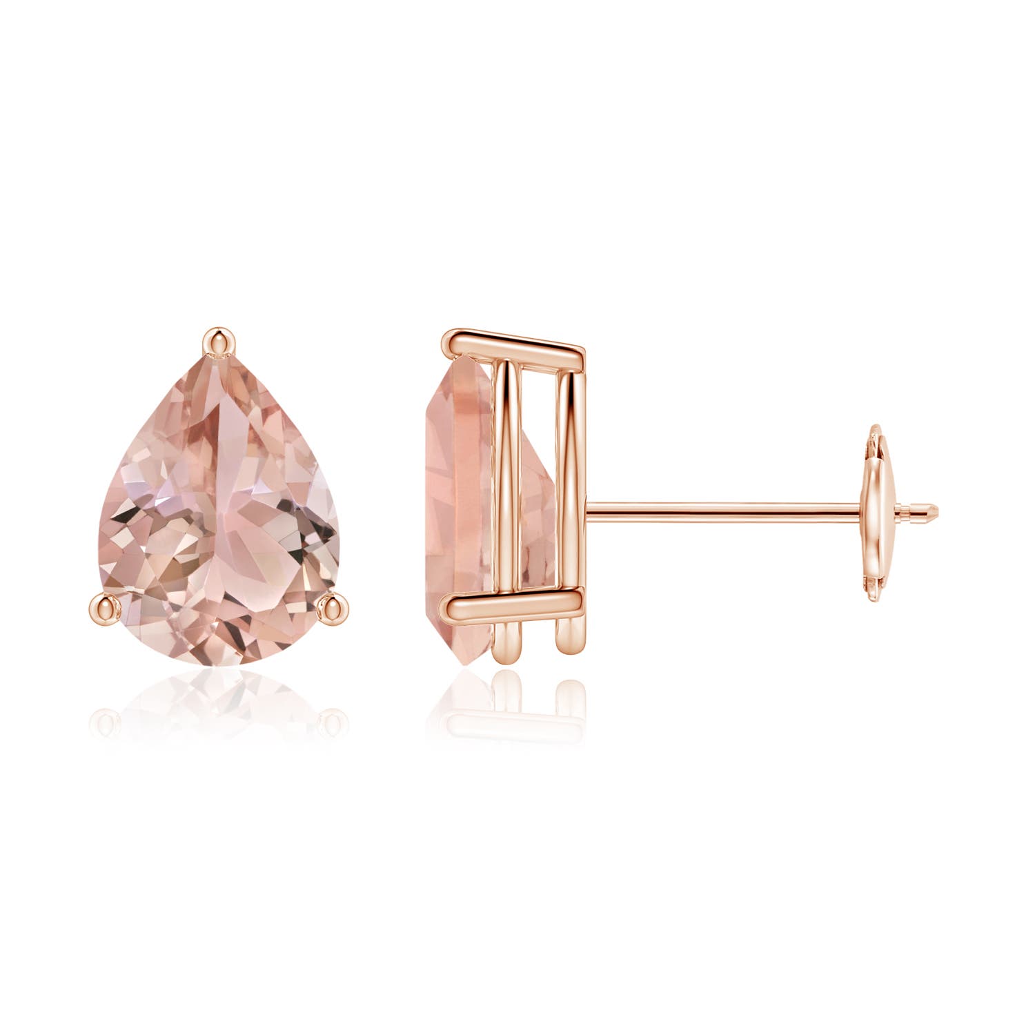 AAA - Morganite / 1.9 CT / 14 KT Rose Gold