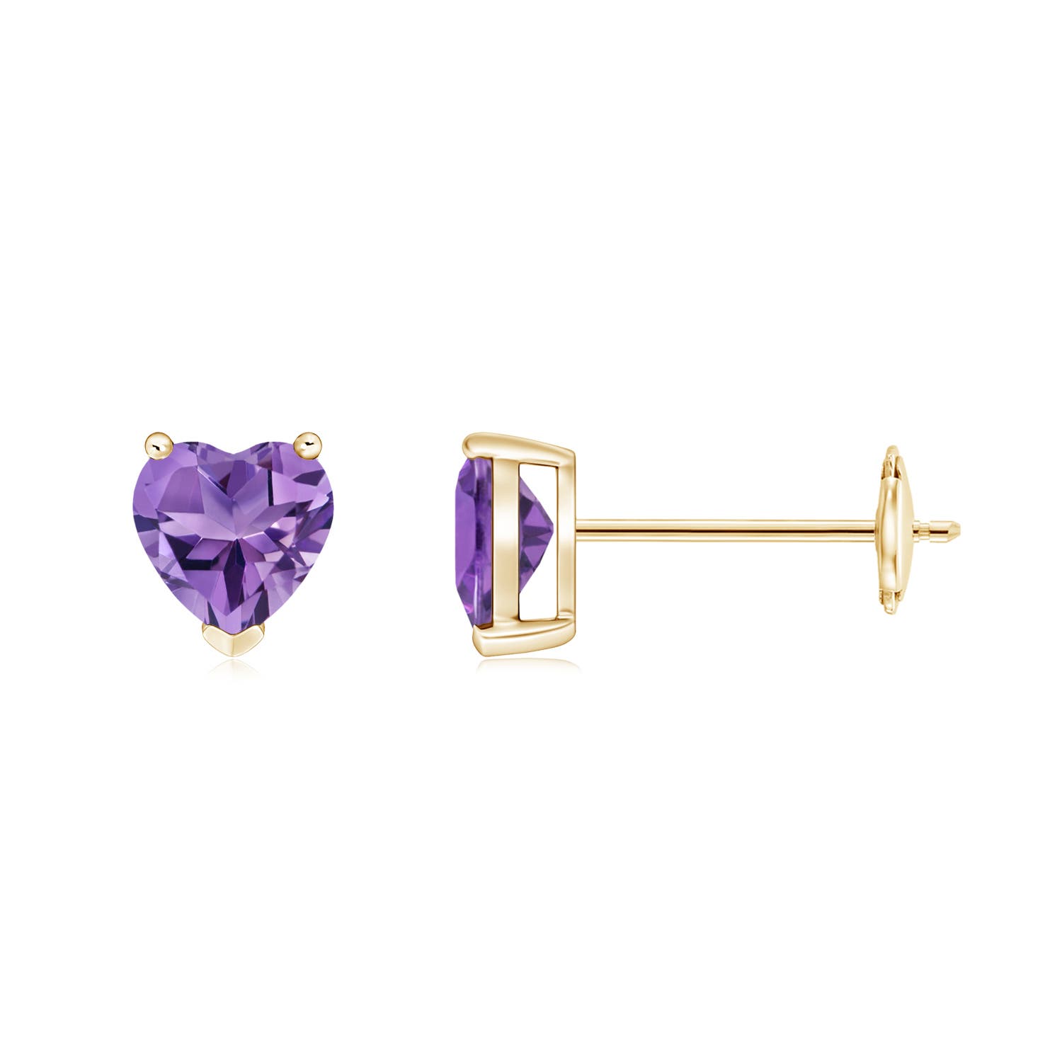 AA - Amethyst / 0.7 CT / 14 KT Yellow Gold