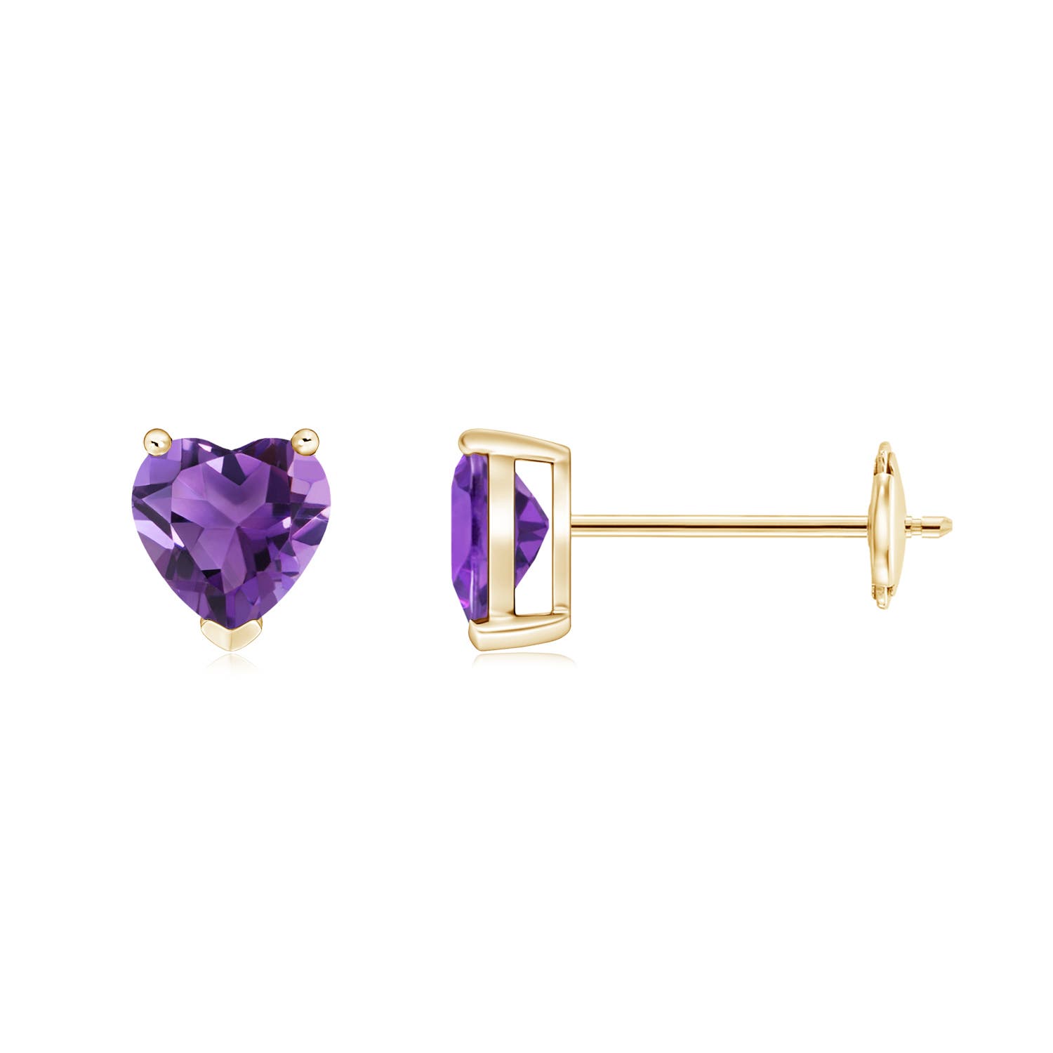 AAA - Amethyst / 0.7 CT / 14 KT Yellow Gold