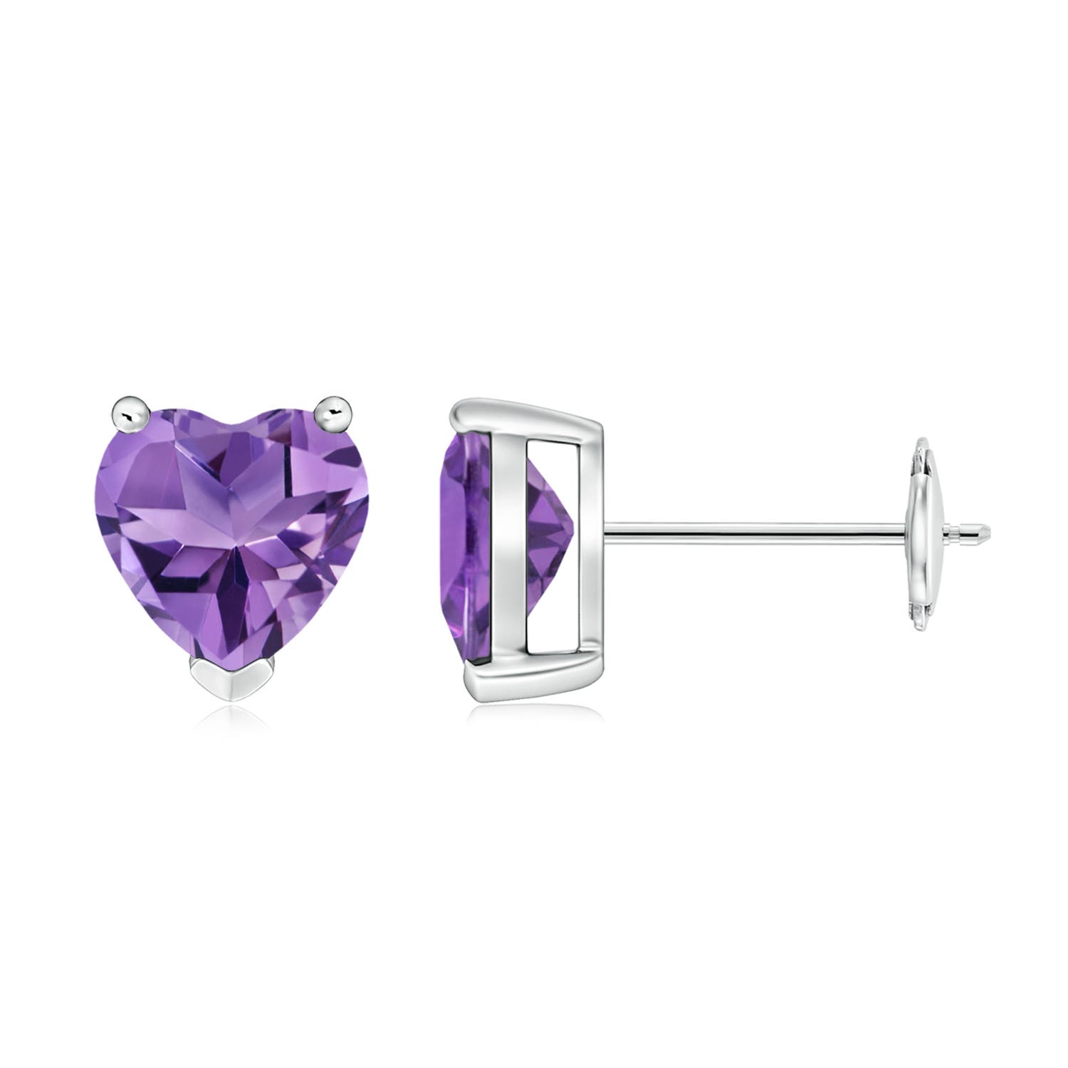 AA - Amethyst / 2.2 CT / 14 KT White Gold