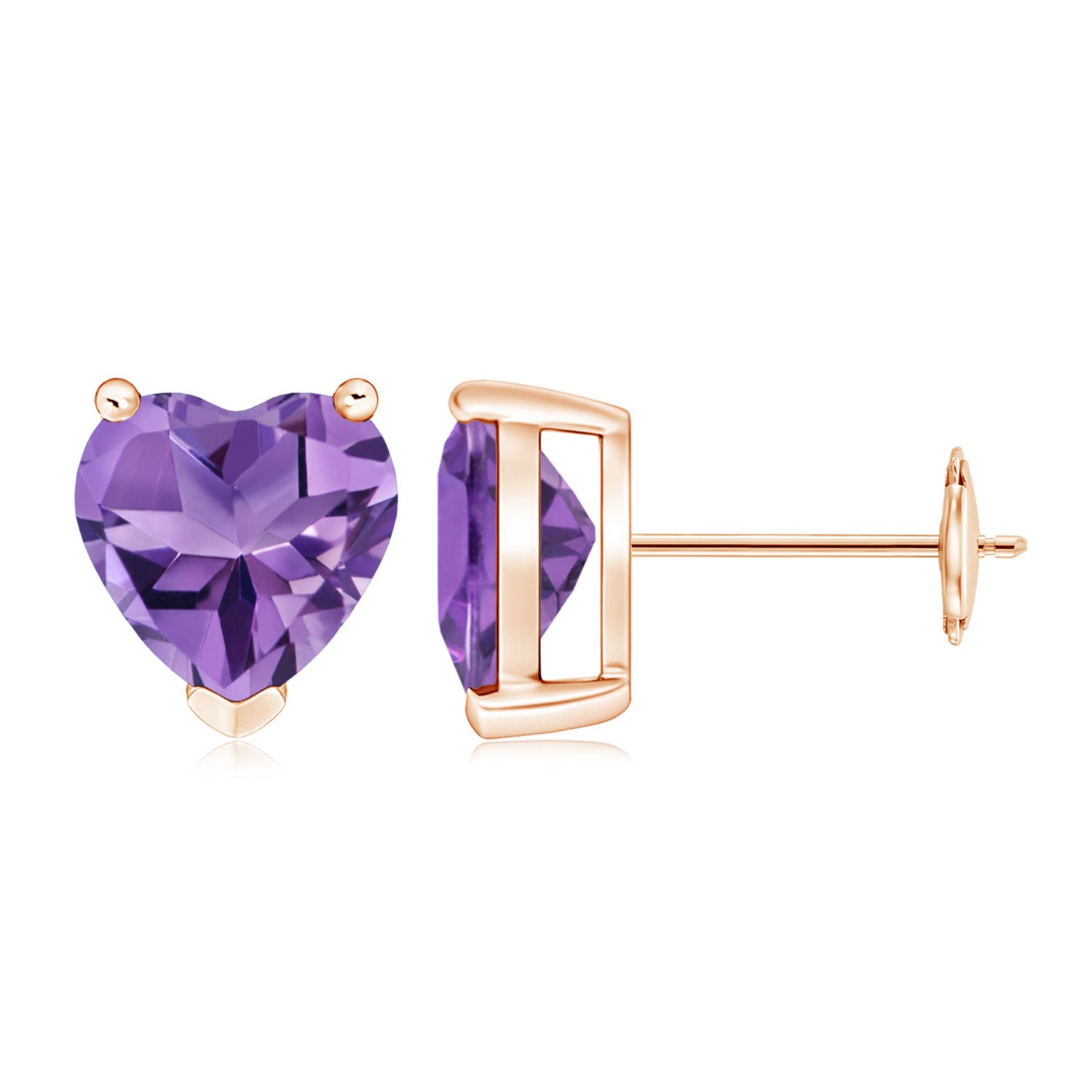 AA - Amethyst / 3 CT / 14 KT Rose Gold