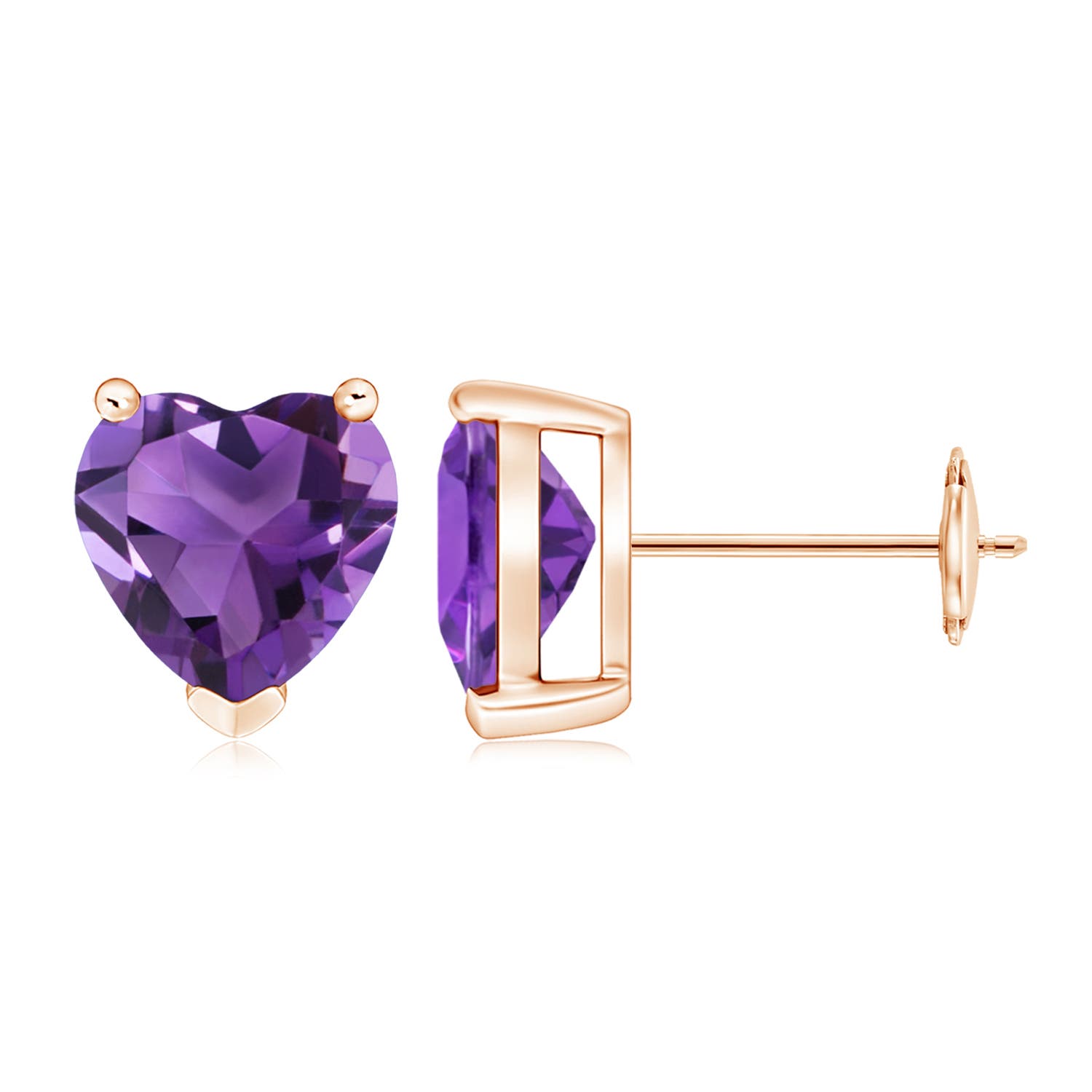 AAA - Amethyst / 3 CT / 14 KT Rose Gold