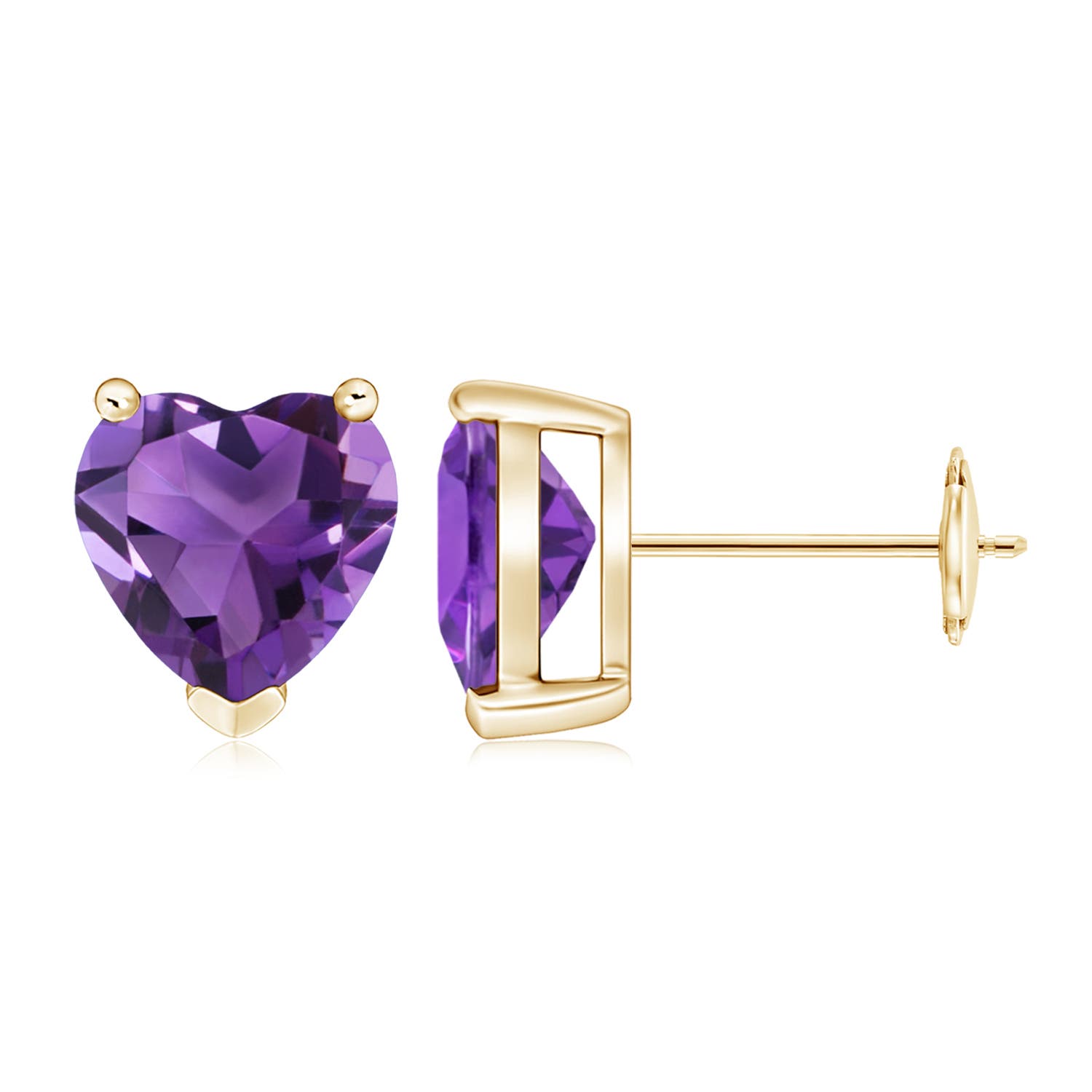 AAA - Amethyst / 3 CT / 14 KT Yellow Gold