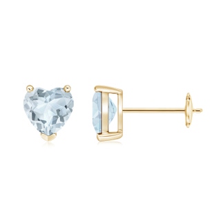Heart A Aquamarine