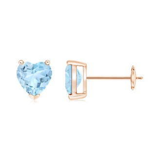 Heart AAA Aquamarine