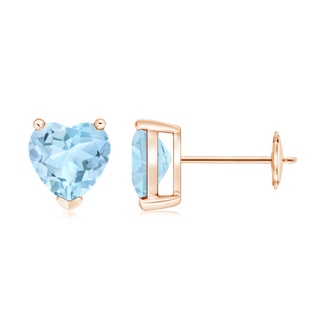 Heart AAA Aquamarine