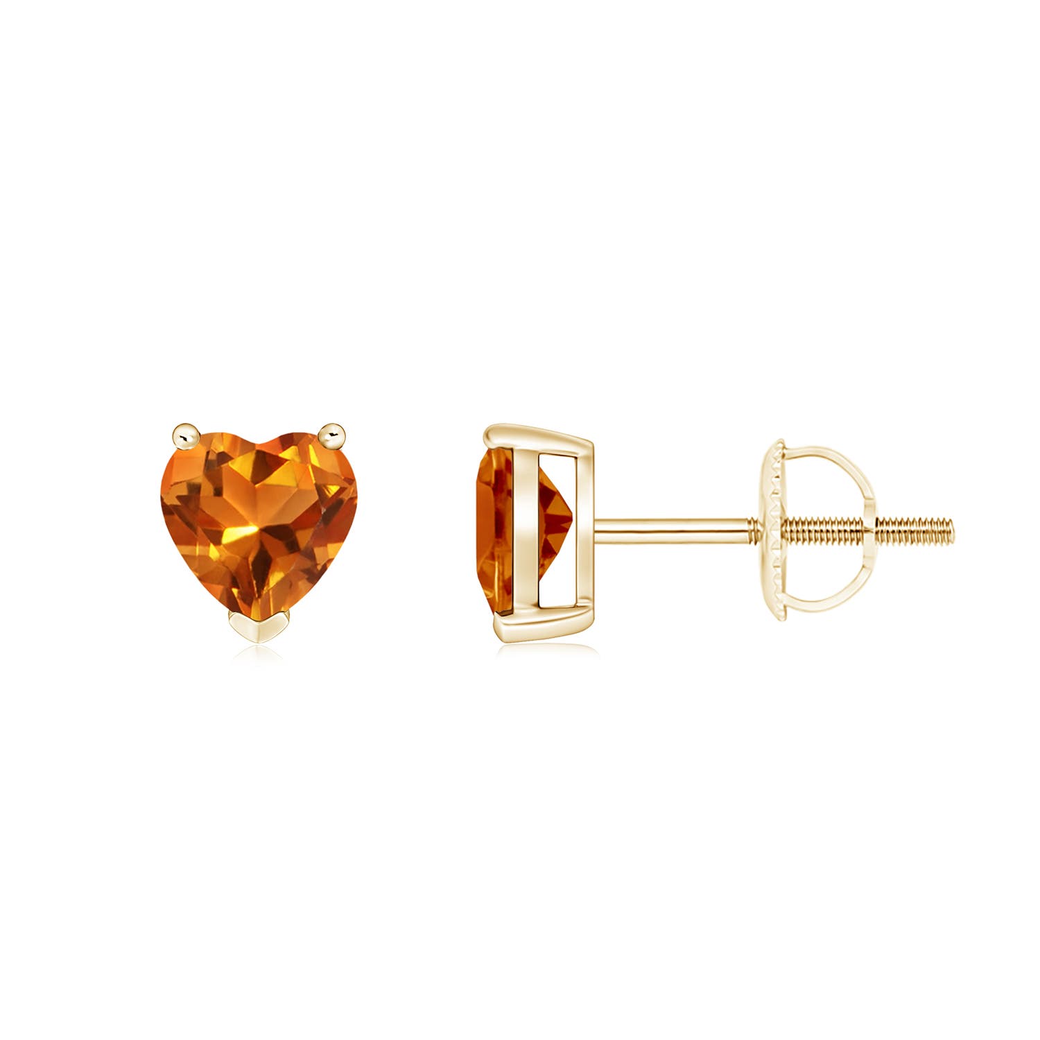 AAAA - Citrine / 0.7 CT / 14 KT Yellow Gold