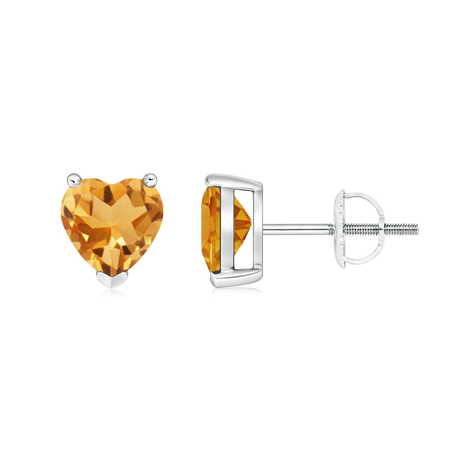 A - Citrine / 1.4 CT / 14 KT White Gold