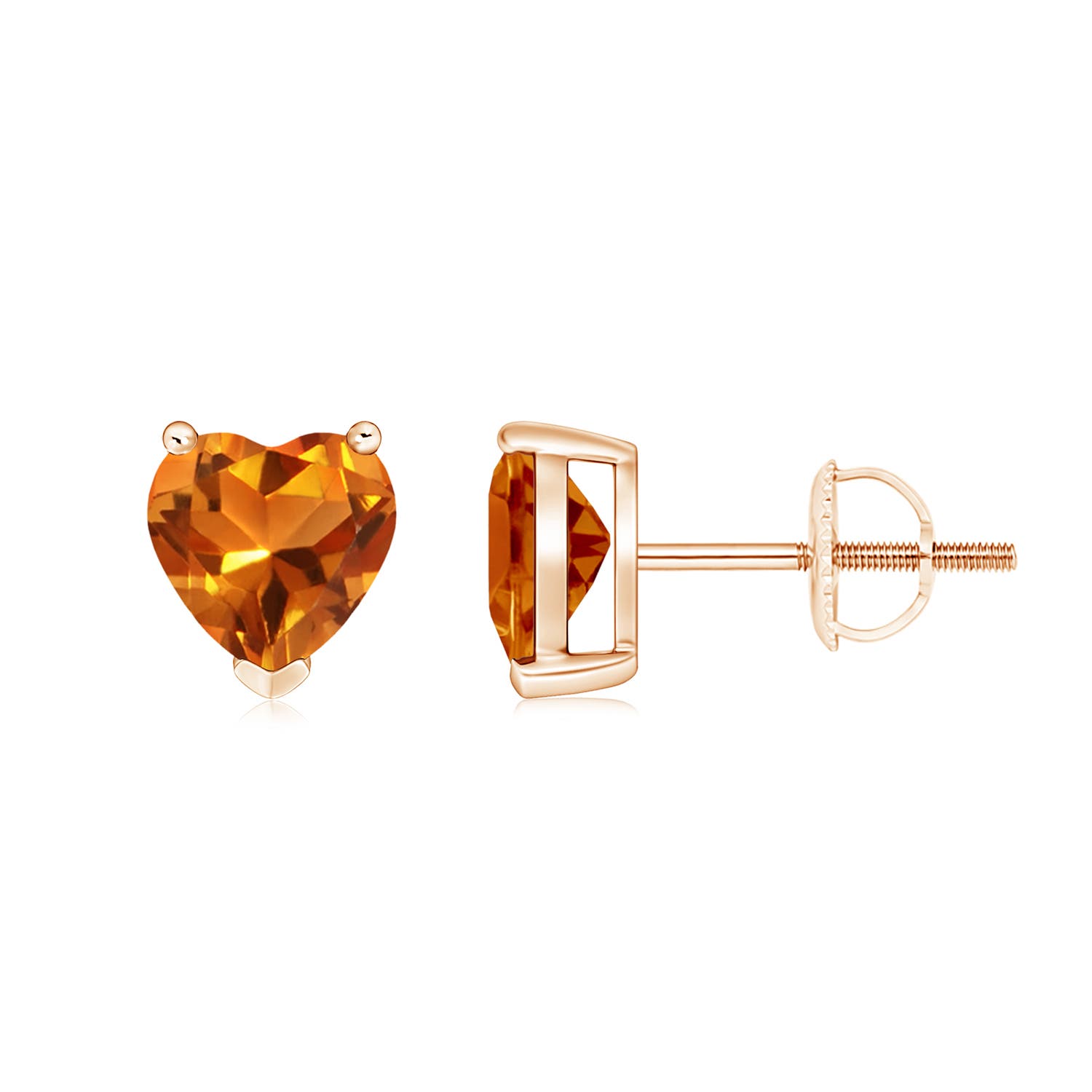 AAAA - Citrine / 1.4 CT / 14 KT Rose Gold