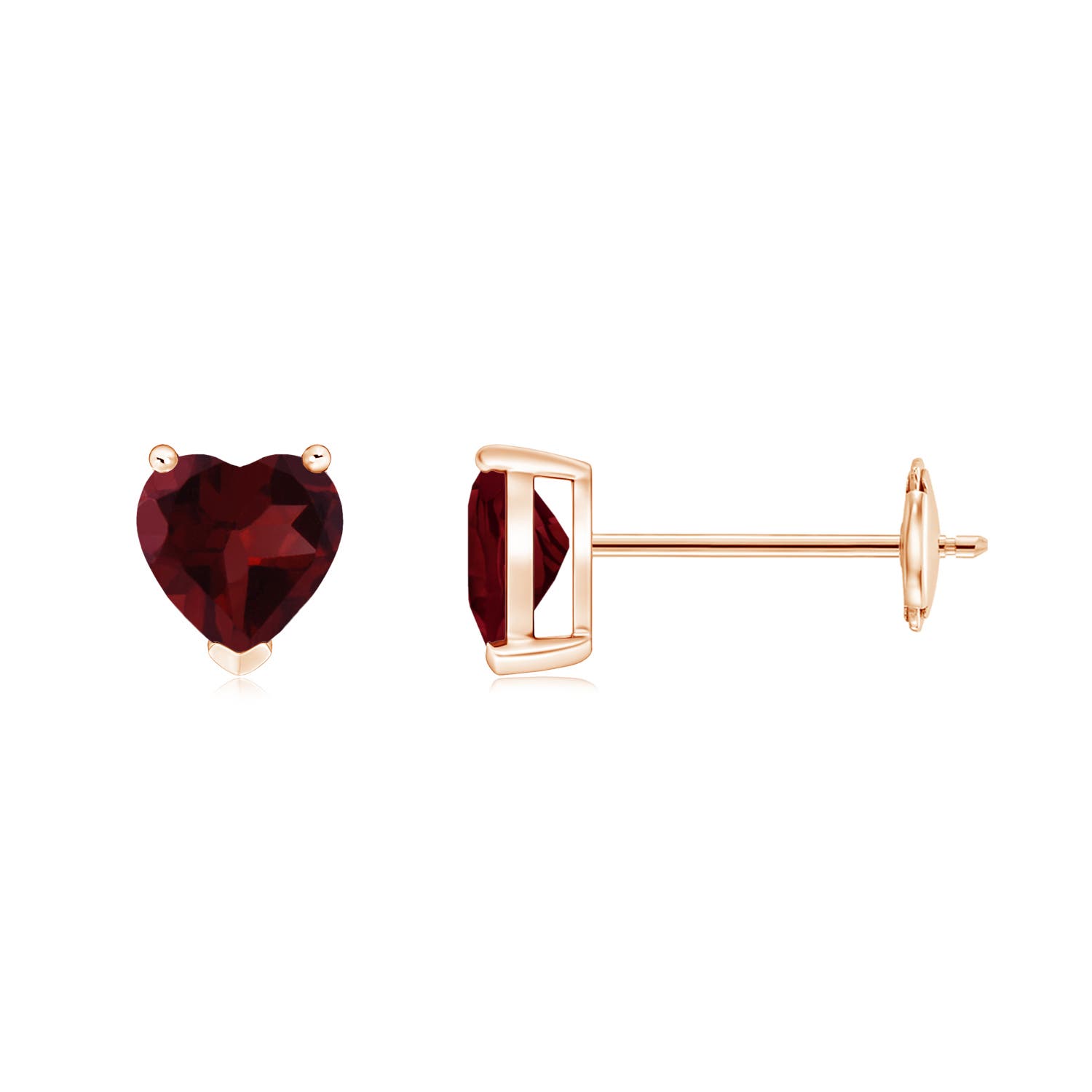 A - Garnet / 0.9 CT / 14 KT Rose Gold