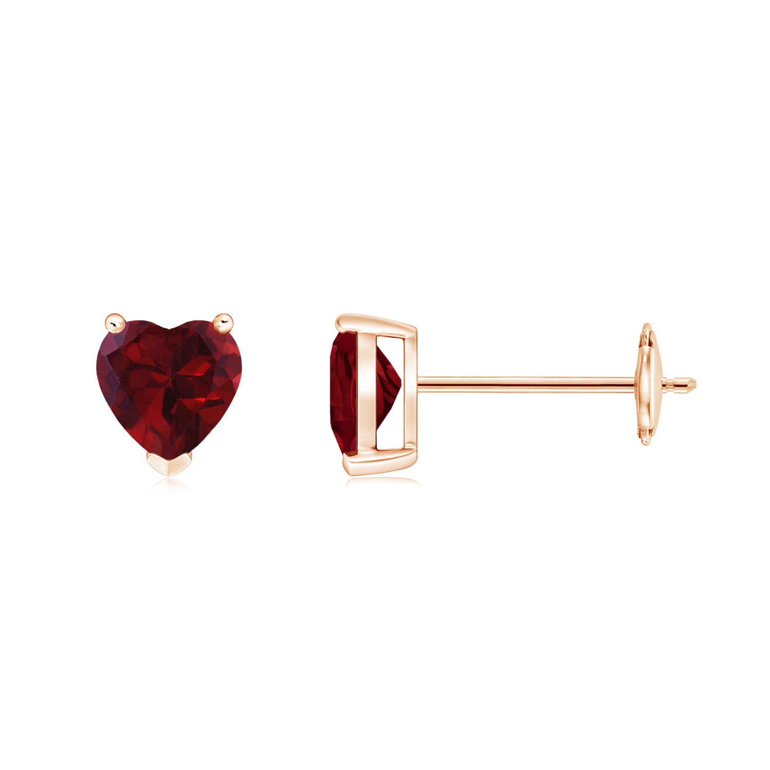 AA - Garnet / 0.9 CT / 14 KT Rose Gold