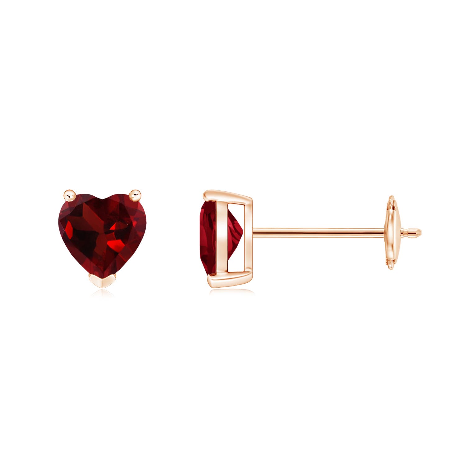 AAA - Garnet / 0.9 CT / 14 KT Rose Gold