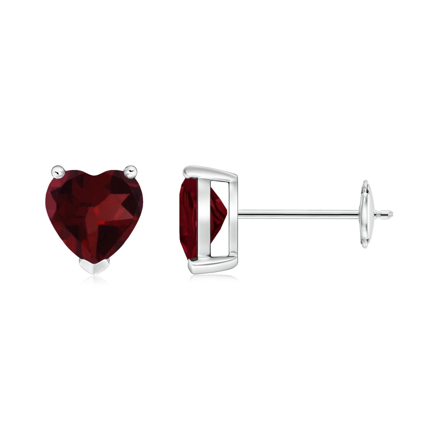 A - Garnet / 1.8 CT / 14 KT White Gold