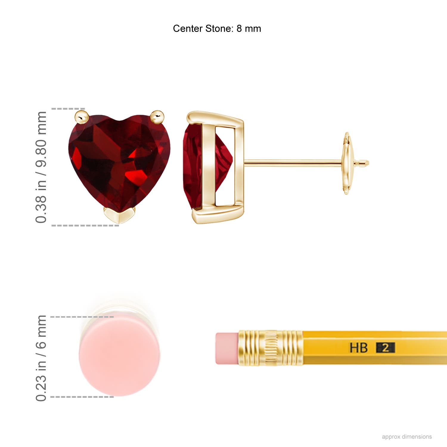 AAA - Garnet / 3.7 CT / 14 KT Yellow Gold