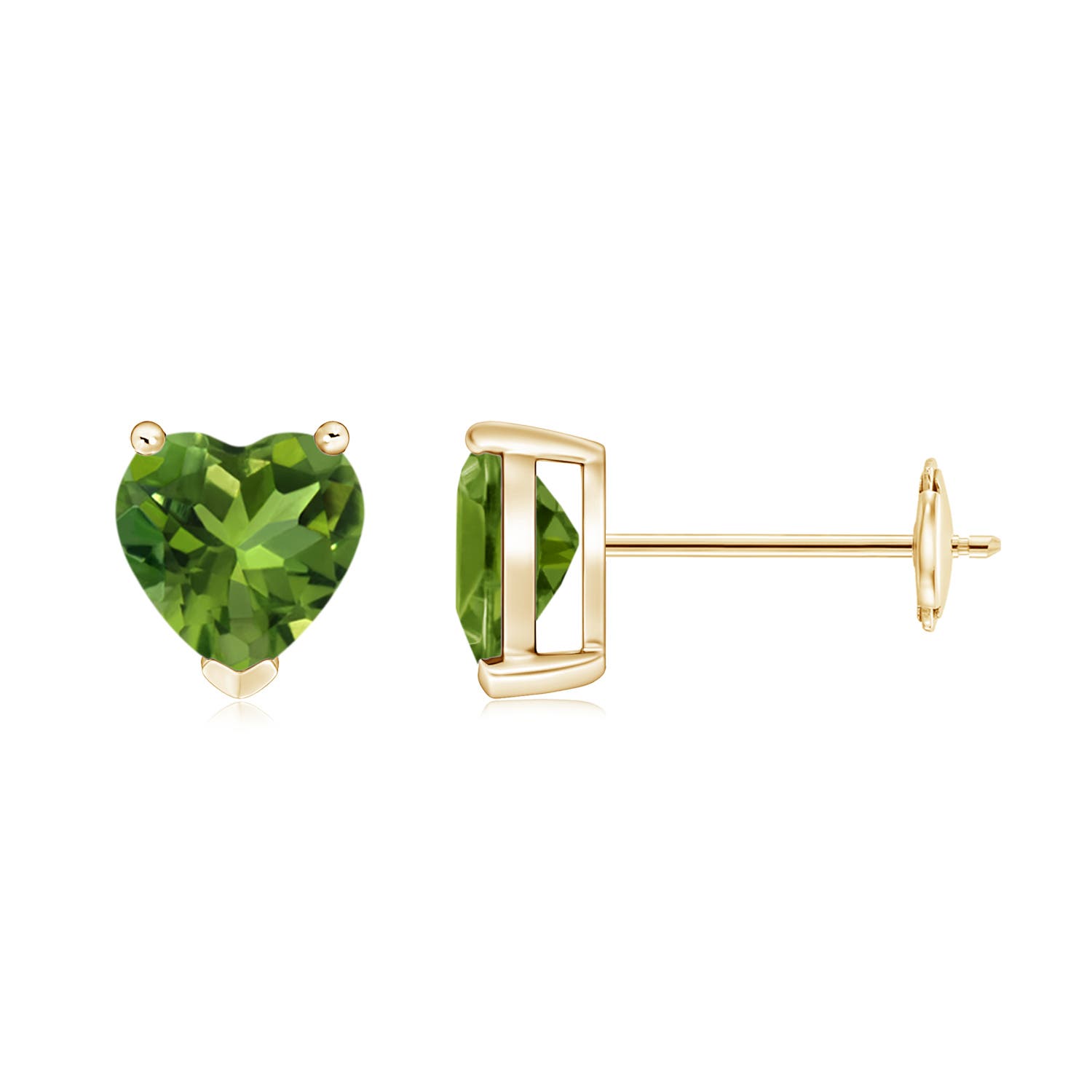 AAAA - Peridot / 1.4 CT / 14 KT Yellow Gold