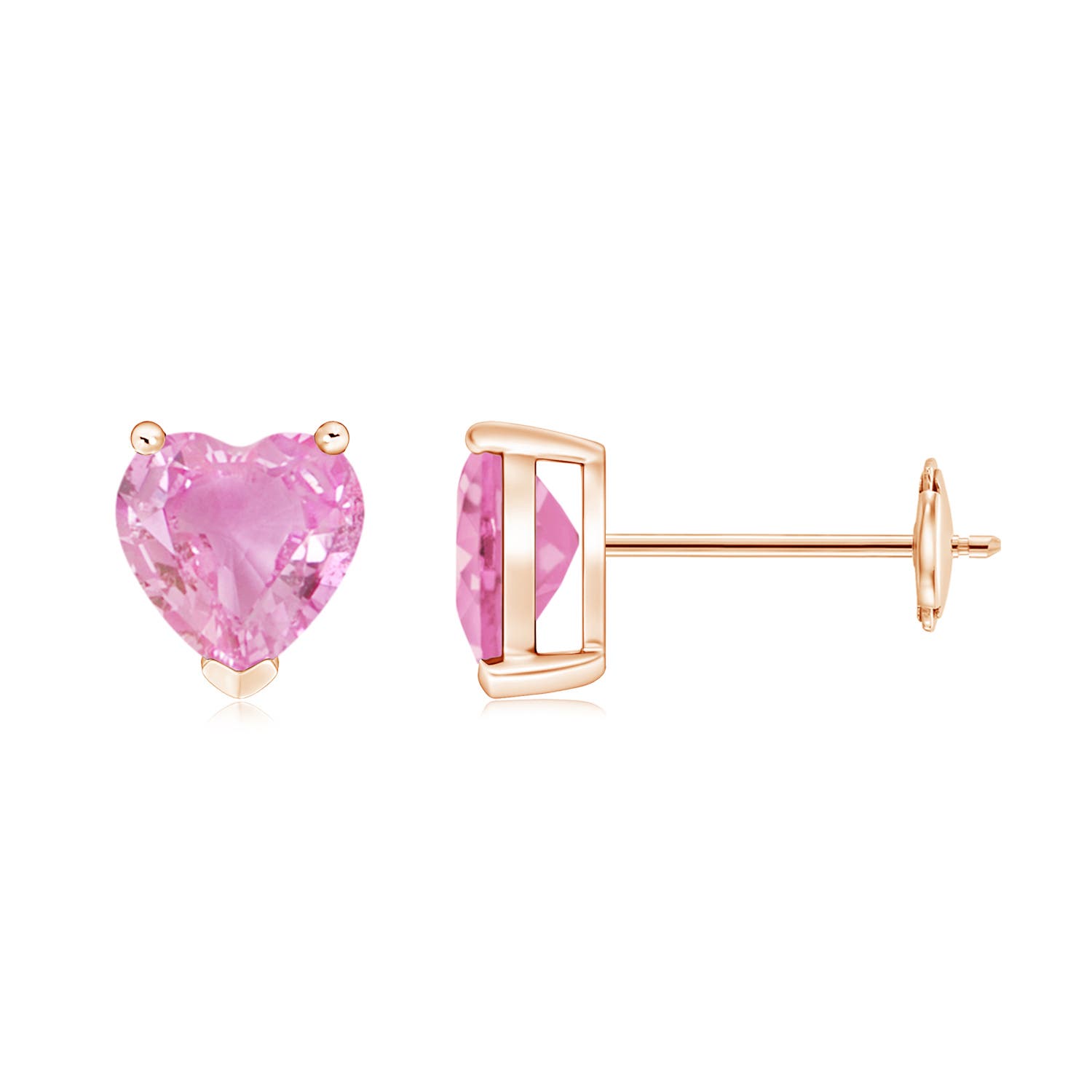 A - Pink Sapphire / 1.6 CT / 14 KT Rose Gold