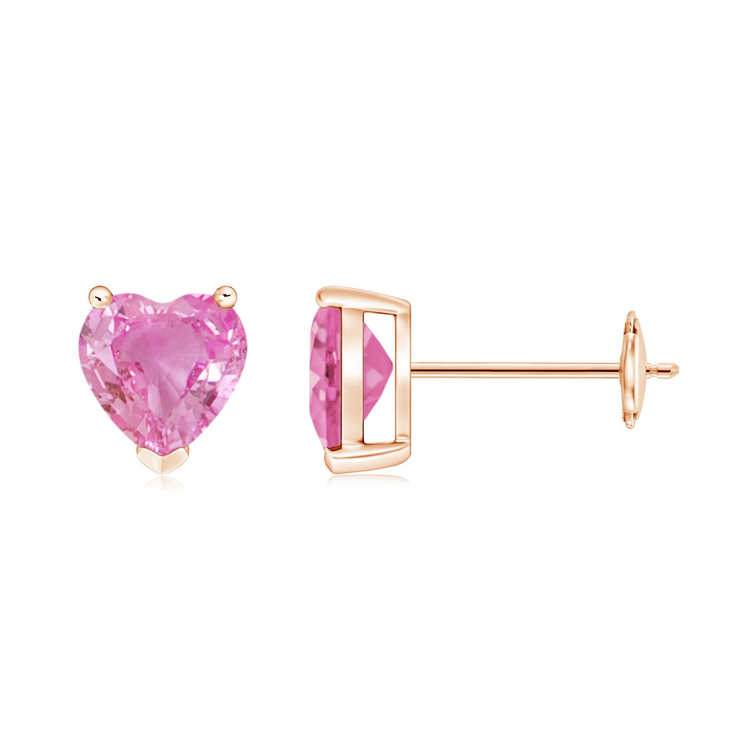 AA - Pink Sapphire / 1.6 CT / 14 KT Rose Gold