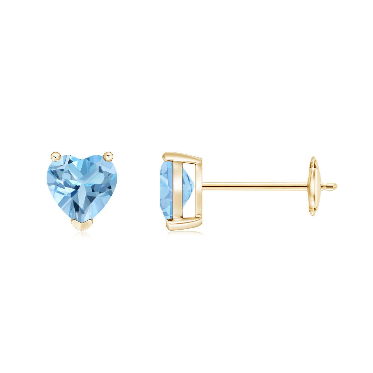 A - Swiss Blue Topaz / 1.2 CT / 14 KT Yellow Gold