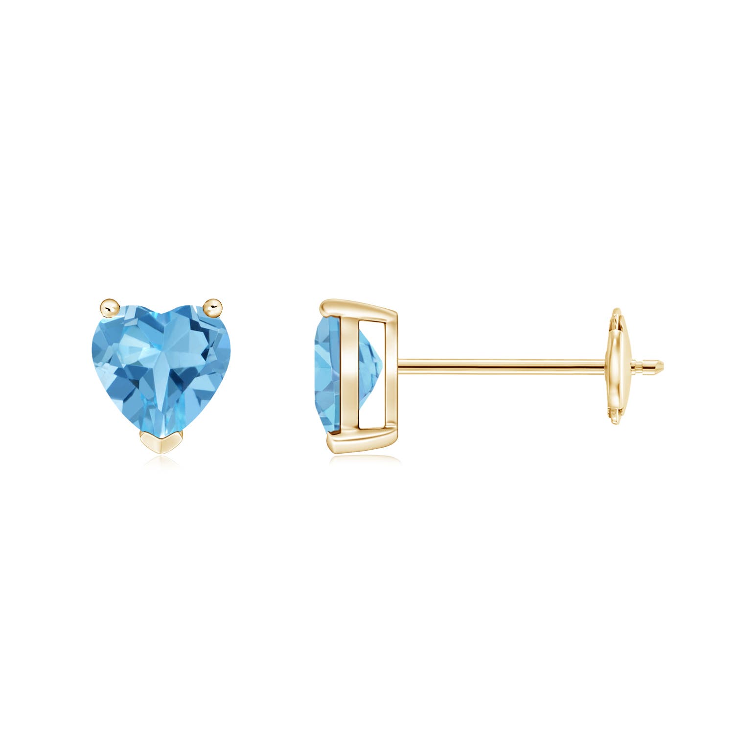 AA - Swiss Blue Topaz / 1.2 CT / 14 KT Yellow Gold