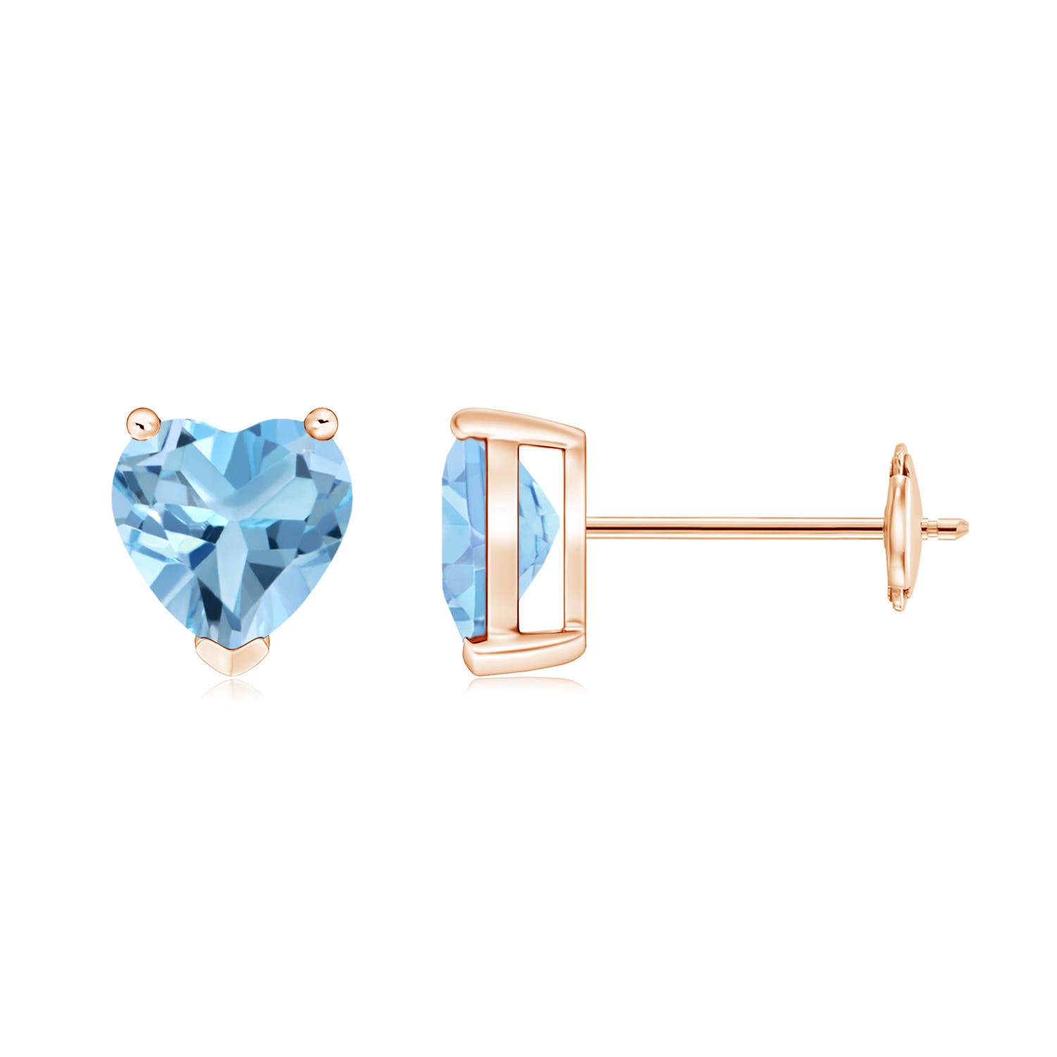 A - Swiss Blue Topaz / 1.84 CT / 14 KT Rose Gold