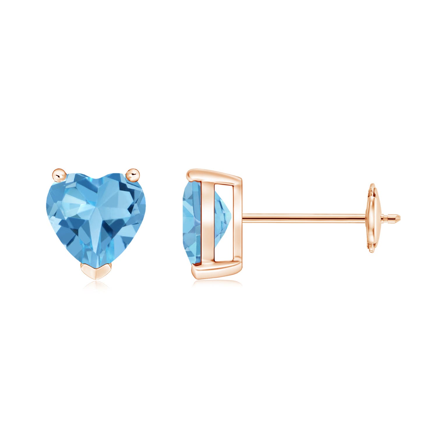 AA - Swiss Blue Topaz / 1.84 CT / 14 KT Rose Gold