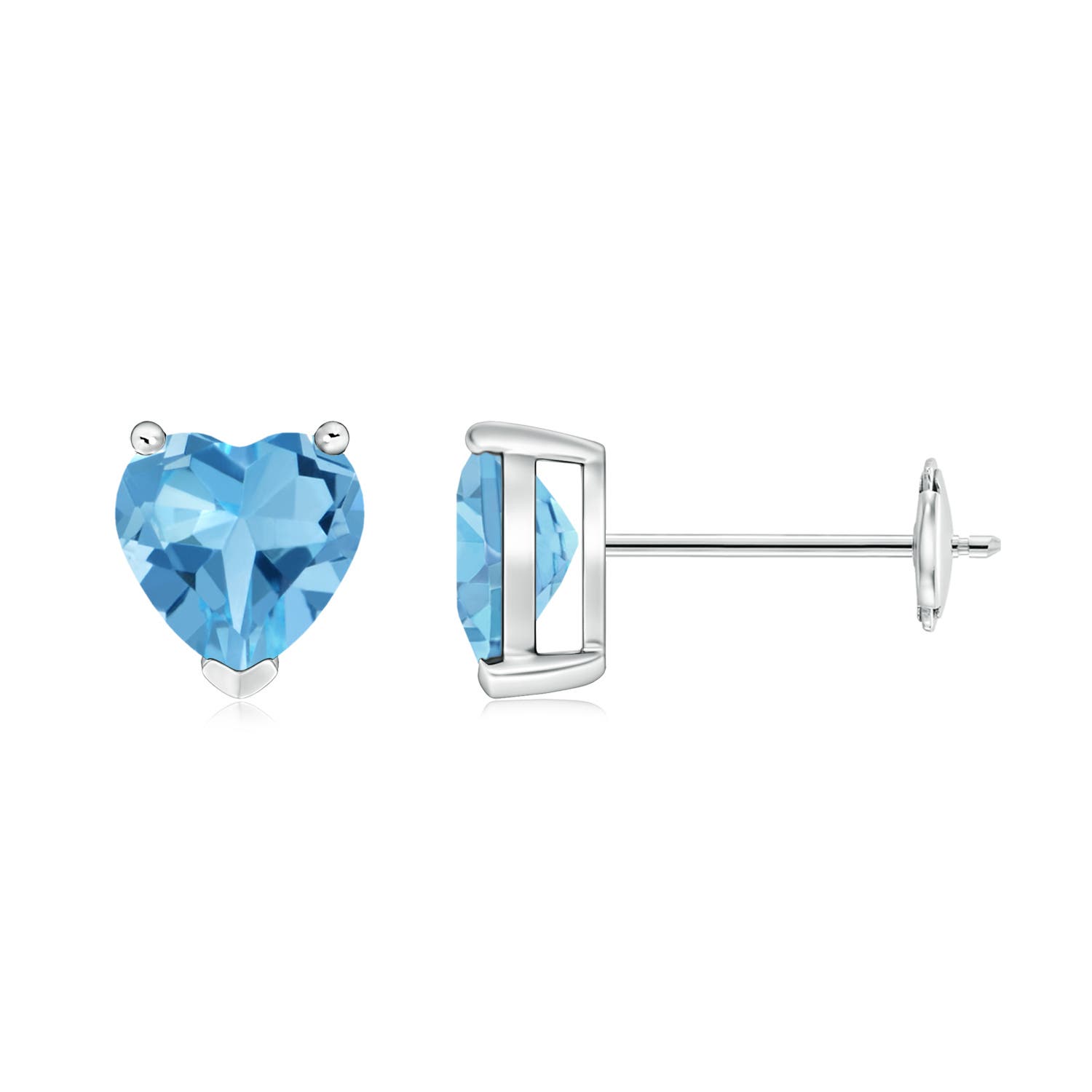 AA - Swiss Blue Topaz / 1.84 CT / 14 KT White Gold