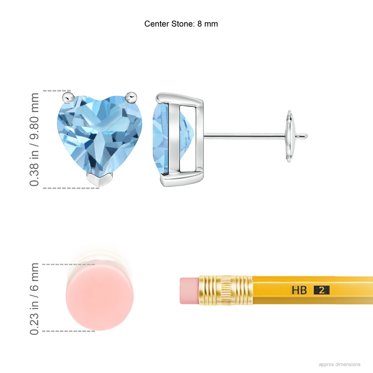 A - Swiss Blue Topaz / 4.2 CT / 14 KT White Gold