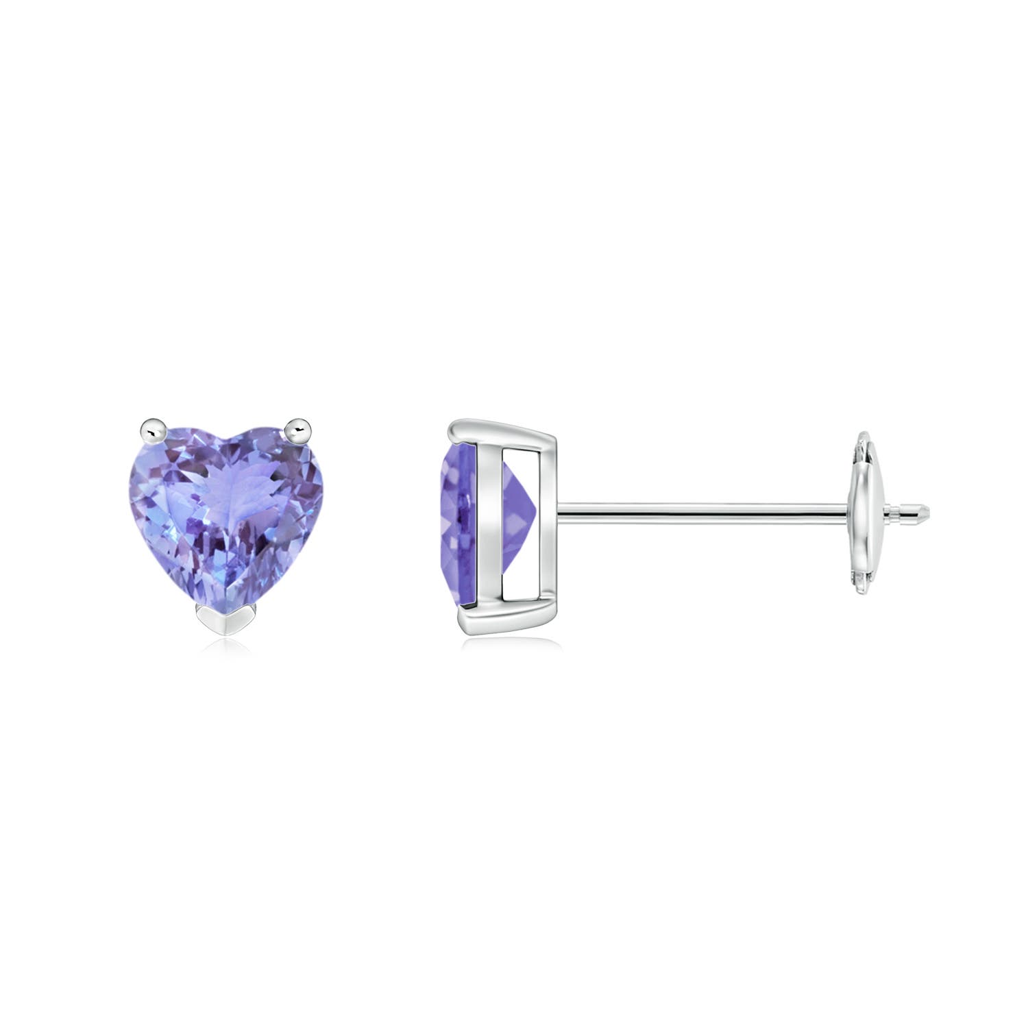 AA - Tanzanite / 0.8 CT / 14 KT White Gold