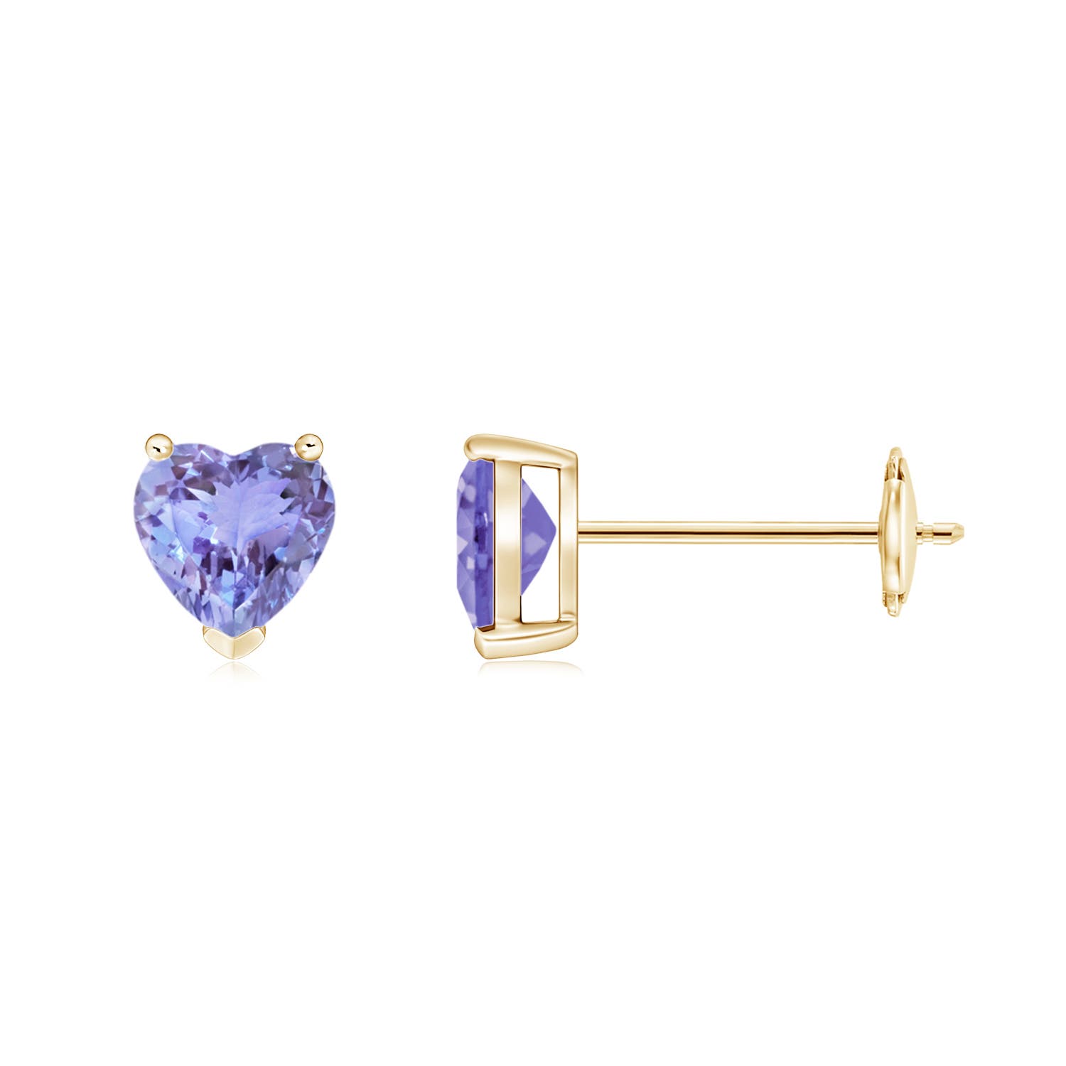 AA - Tanzanite / 0.8 CT / 14 KT Yellow Gold