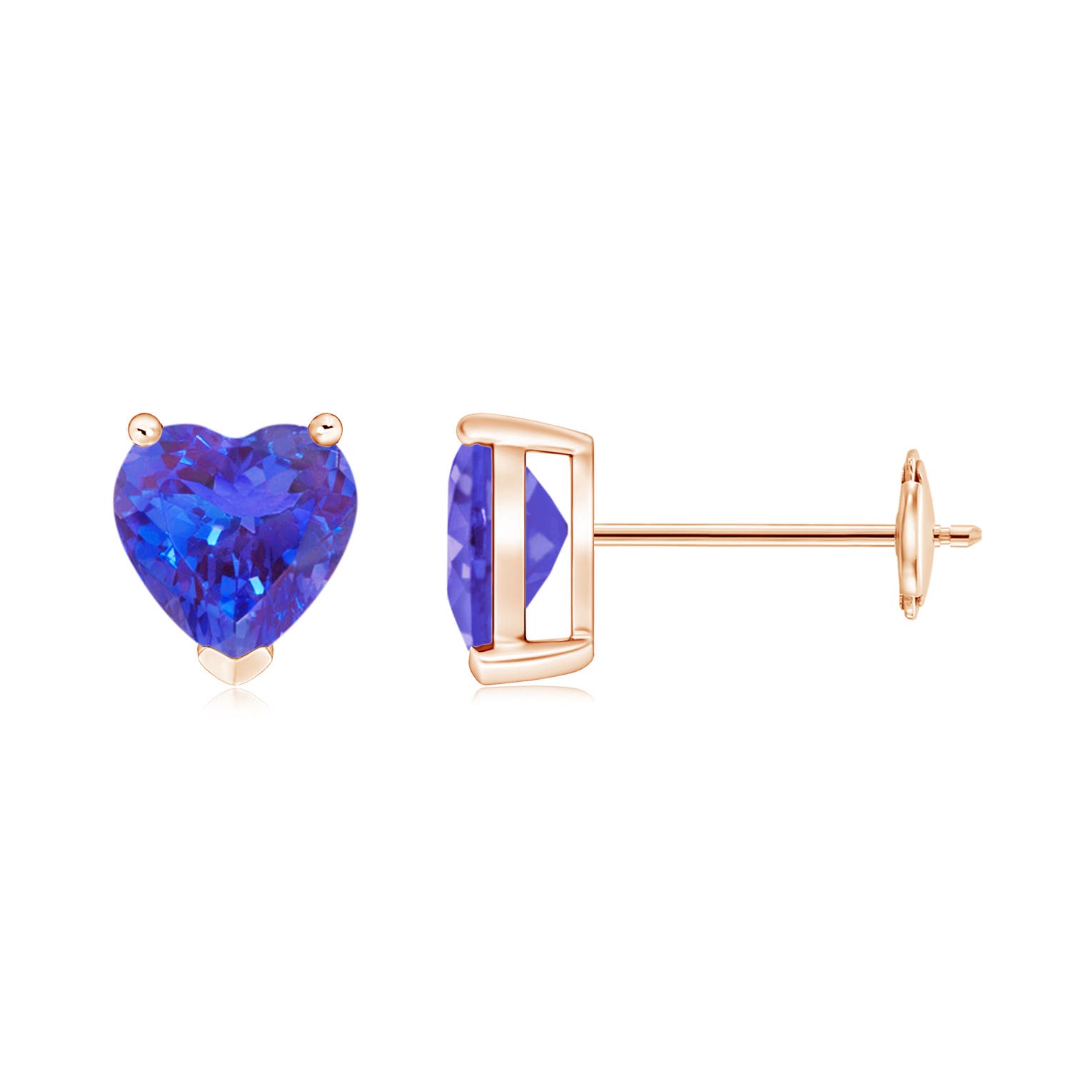 AAA - Tanzanite / 1.6 CT / 14 KT Rose Gold