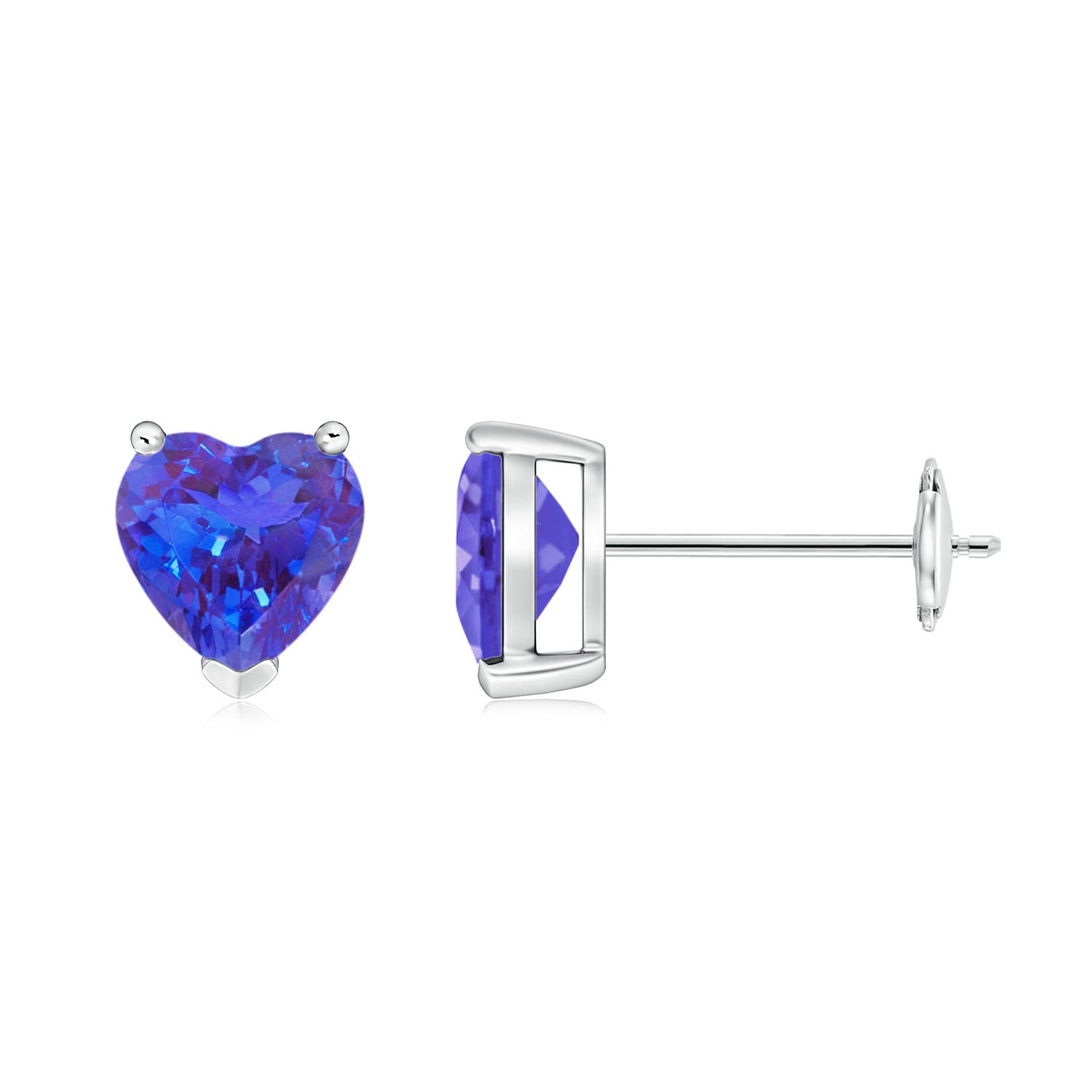 AAA - Tanzanite / 1.6 CT / 14 KT White Gold