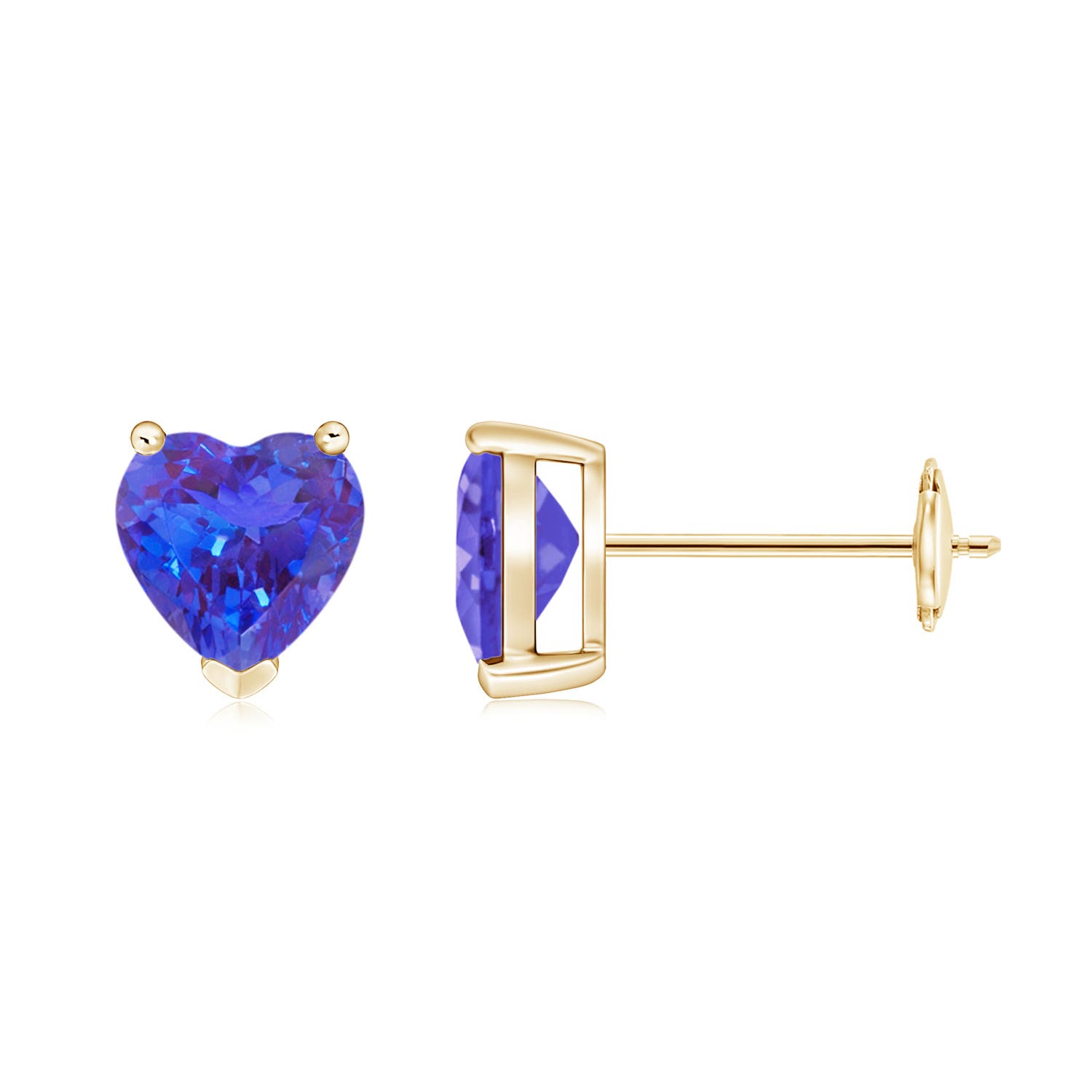 AAA - Tanzanite / 1.6 CT / 14 KT Yellow Gold