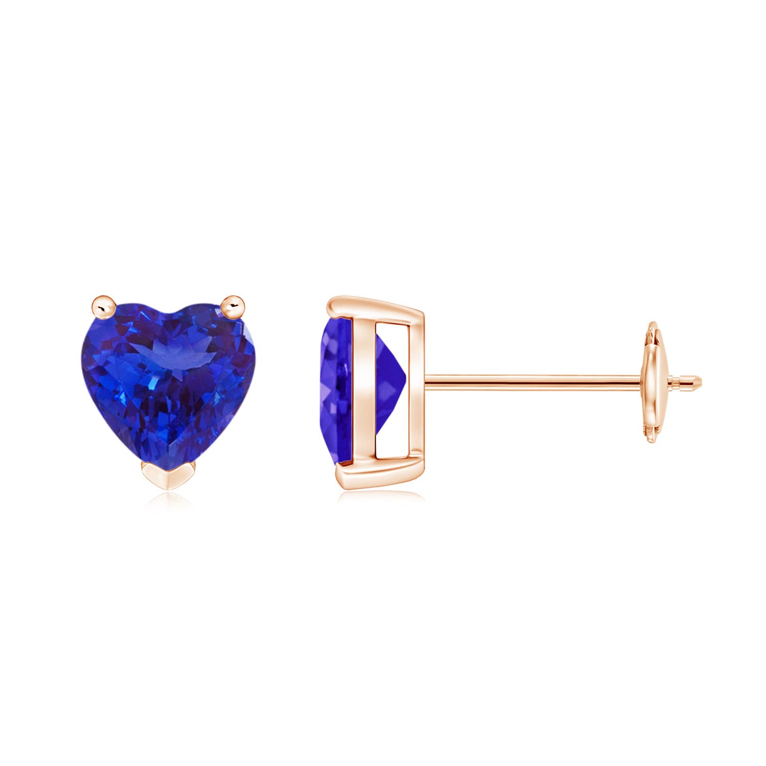 AAAA - Tanzanite / 1.6 CT / 14 KT Rose Gold