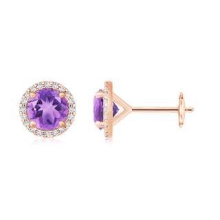 Round A Amethyst