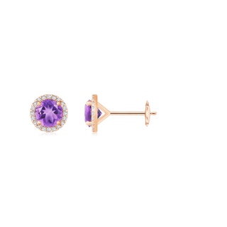 Round A Amethyst