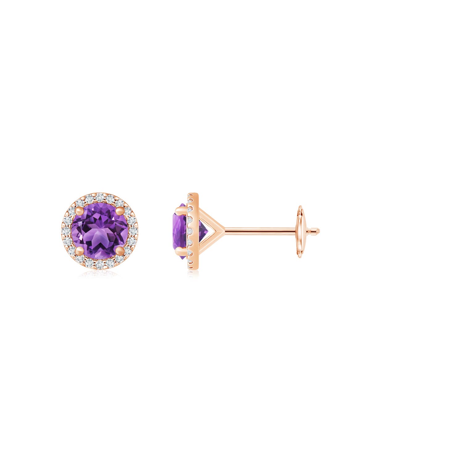 AA - Amethyst / 1.84 CT / 14 KT Rose Gold